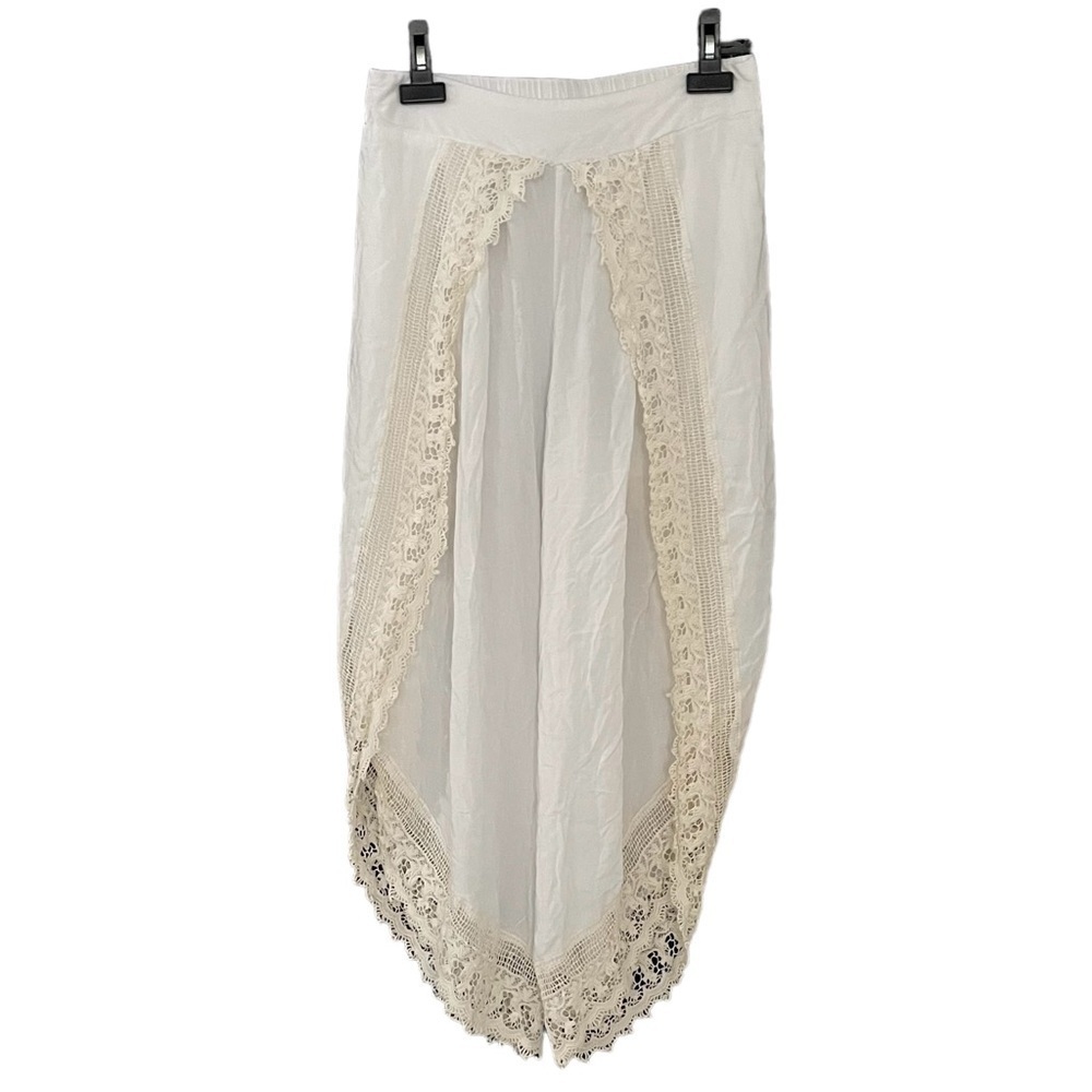 GOA Beachwear Japna Geenie Oversized Harem Pants White M